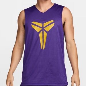 NWT Nike Kobe Dri-FIT Reversible Basketball Jersey Size M Lakers Colors
